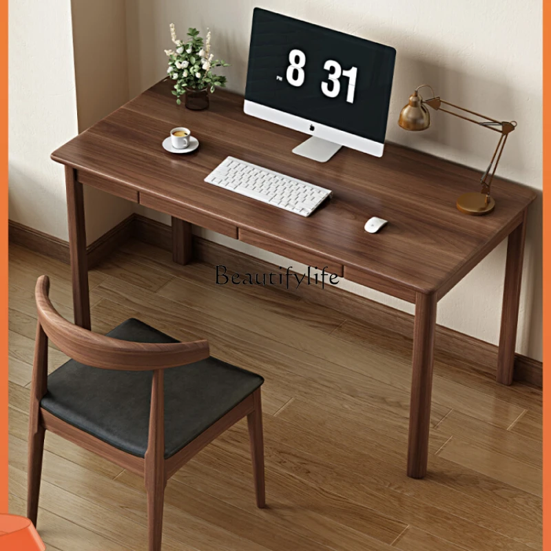Walnut Light Luxury Modern Solid Wood Desk Study Furniture Suit Combination Home Chinese Computer Desk
Walnut Light Luxury Modern Solid Wood Desk Study Furniture Suit Combination Home Chinese Computer Desk