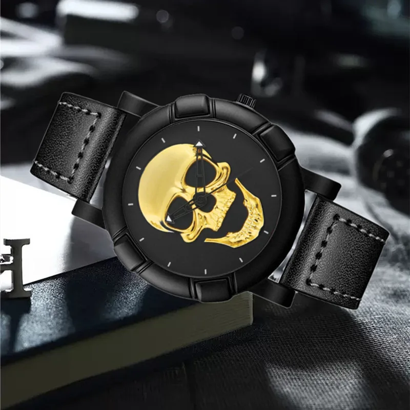 Men Personalized 3D Skull Watch 2022 Luxury Brand Fashion Quartz Wristwatch Male Casual Military Sports Clock Relogio Masculino
Men Personalized 3D Skull Watch 2022 Luxury Brand Fashion Quartz Wristwatch Male Casual Military Sports Clock Relogio Masculino