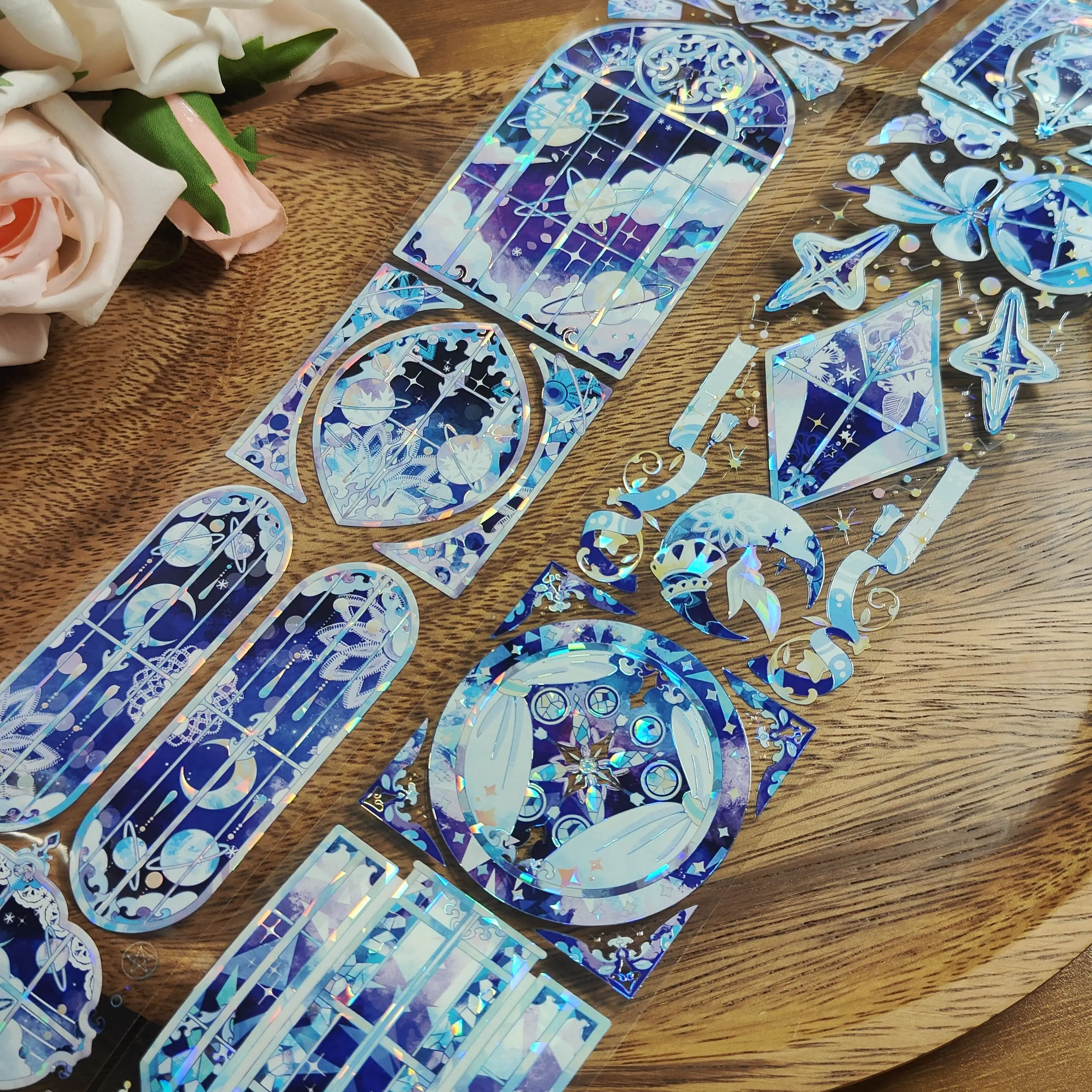 Newmind Moonlit Western Window Dream Washi Tape PET Creative Sticker DIY Decor Scrapbooking Journaling 6CM*100CM--0035
Newmind Moonlit Western Window Dream Washi Tape PET Creative Sticker DIY Decor Scrapbooking Journaling 6CM*100CM--0035