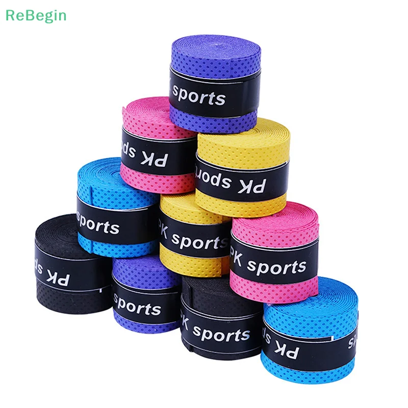 

10 Pcs Tennis Overgrips Tape Anti-Slip Bicycle Handlebar Sport Badminton Racket Grips Sweatband Fishing Rods Over GripSweat Band