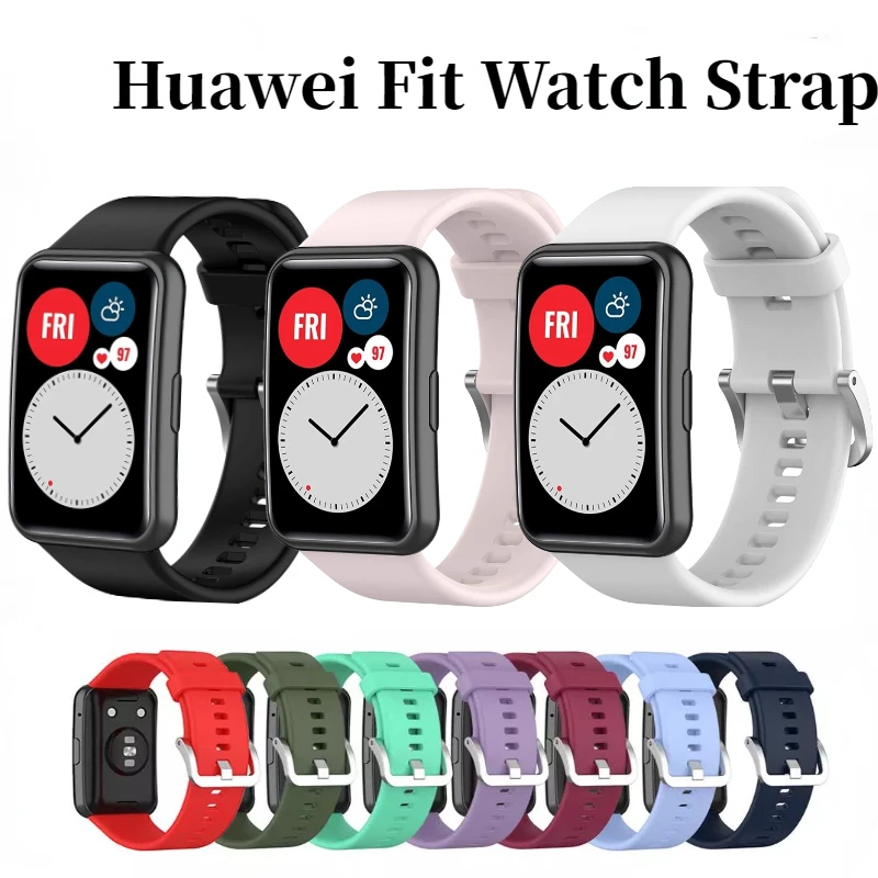 Silicone strap for Huawei Watch Fit Original Smart watch replacement Huawei Fit watch wristband for Huawei Watch Fit new Correa
Silicone strap for Huawei Watch Fit Original Smart watch replacement Huawei Fit watch wristband for Huawei Watch Fit new Correa