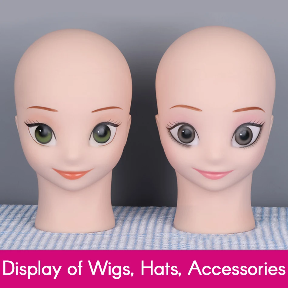 

Hot Selling Children Mannequin Head With Wig Stand Clamp For Makeup Practice Cosmetology Manikin Head For Wig Hat Display