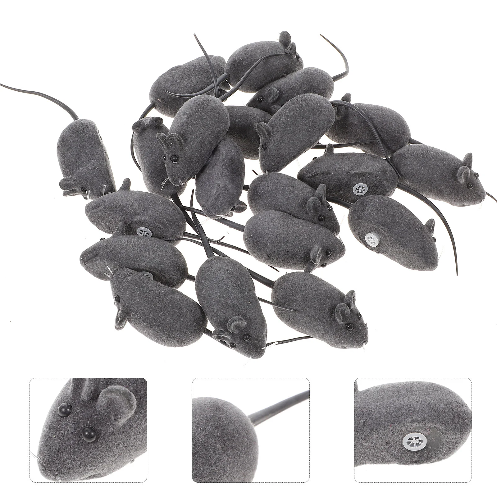 Artificial Mouse Mouse Playing Props Sound Funny Rat Plush Mouse Squeaky Mouse Cat Supplies for Cat Kitten 20PCS
Artificial Mouse Mouse Playing Props Sound Funny Rat Plush Mouse Squeaky Mouse Cat Supplies for Cat Kitten 20PCS