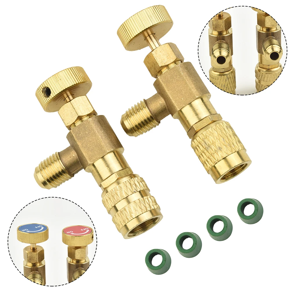 Coupler Air Conditioning adapter Gold Replacement 1/4" Adjustable Refrigeration Safety Valve Industrial New Useful
Coupler Air Conditioning adapter Gold Replacement 1/4" Adjustable Refrigeration Safety Valve Industrial New Useful