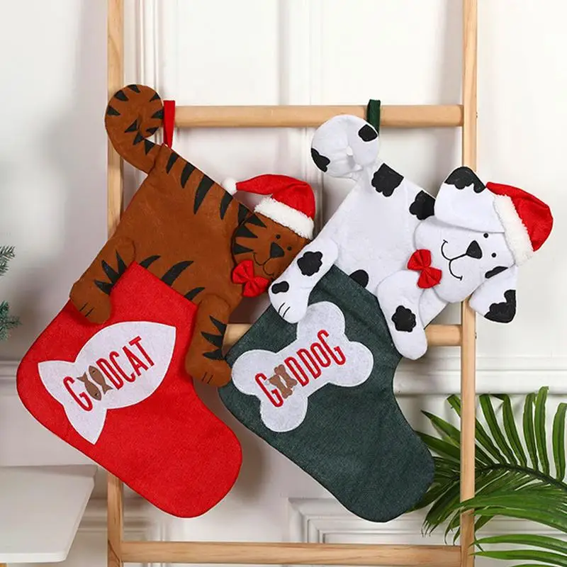 

Christmas Socks Gift Bags For Christmas Party Favor Supplies, Birthdays Holidays Bag Ornament Merry Christmas Decoration
