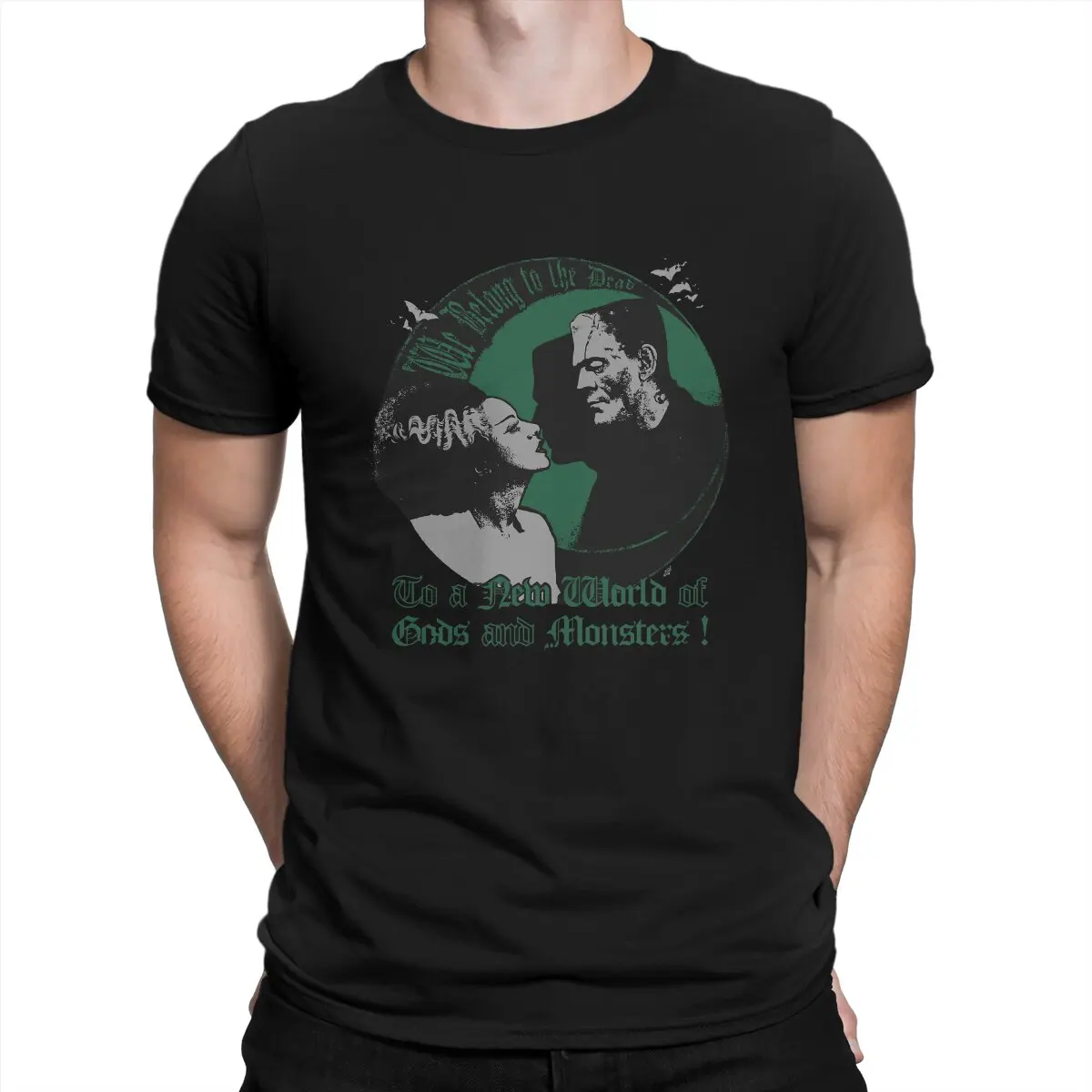 We Belong To The Dead T Shirt Men's Pure Cotton Fun T-Shirts Round Neck Boris Karloff Tee Shirt Short Sleeve Tops Gift Idea
We Belong To The Dead T Shirt Men's Pure Cotton Fun T-Shirts Round Neck Boris Karloff Tee Shirt Short Sleeve Tops Gift Idea