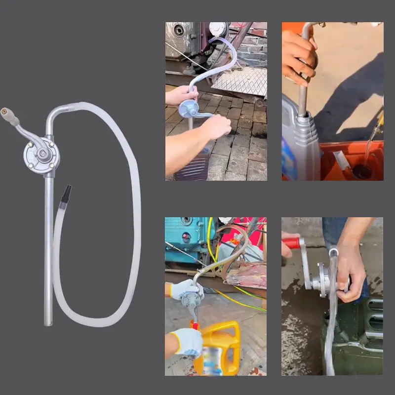 Pousbo® Manual Oil Pump Aluminum Drum Rotary Hand Pump Household Diesel Oil Fluid Water Transfer Pump for Liquids Oil Gasoline
Pousbo® Manual Oil Pump Aluminum Drum Rotary Hand Pump Household Diesel Oil Fluid Water Transfer Pump for Liquids Oil Gasoline