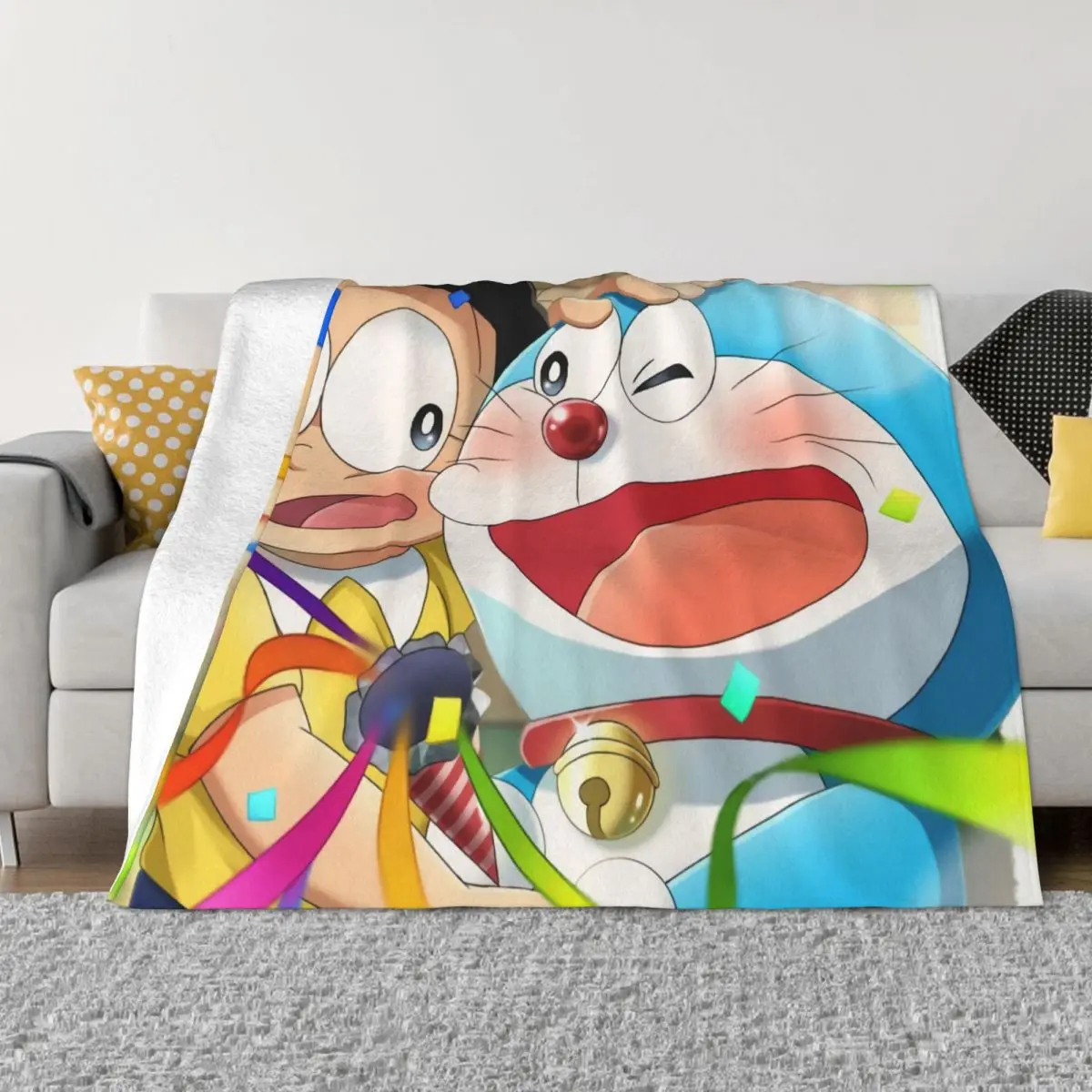 Doraemon Anime Doraon Douraeman Blanket Lightweight Breathable Hypoallergenic Throw Blankets for Bedding Affordable
Doraemon Anime Doraon Douraeman Blanket Lightweight Breathable Hypoallergenic Throw Blankets for Bedding Affordable