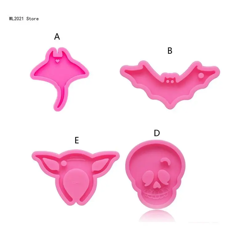 Bat Skull Keychain Silicone Mold with Hole Keyring Pendant Handmade Mold Valentine's Day Birthday Gift Jewelry
Bat Skull Keychain Silicone Mold with Hole Keyring Pendant Handmade Mold Valentine's Day Birthday Gift Jewelry