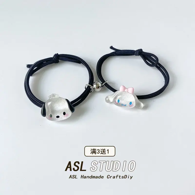 Kawaii Sanrio Kuromi My Melody Cinnamoroll повязка на голову магнитный браслет парные маленькие резиновые ленты
Kawaii Sanrio Kuromi My Melody Cinnamoroll повязка на голову магнитный браслет парные маленькие резиновые ленты
