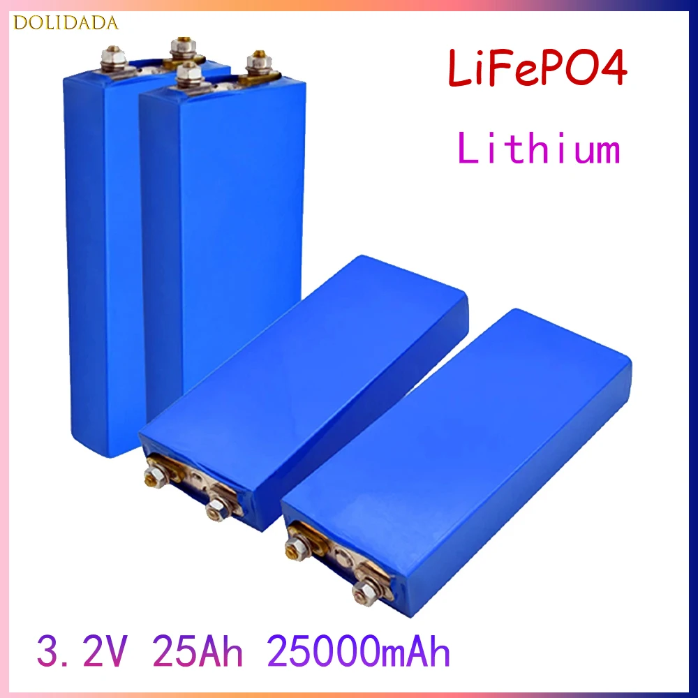 2023 New LiFePO4 3.2V 25Ah Lithium Iron Phosphate Battery 25000mAh Battery Deep Cycle DIY 12V 24V 36V 48V Solar UPS Power Supply
2023 New LiFePO4 3.2V 25Ah Lithium Iron Phosphate Battery 25000mAh Battery Deep Cycle DIY 12V 24V 36V 48V Solar UPS Power Supply