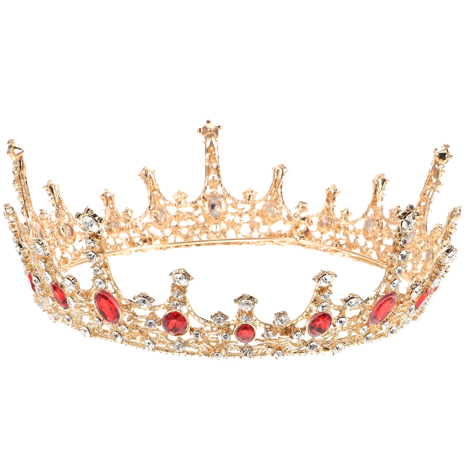 

Hair Accessories Wedding Bridal Wedding Hair Accessories Princess Crown for Women Red Baroque Miss