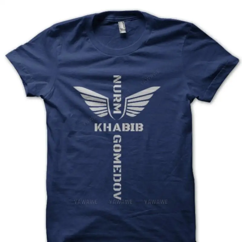 

New arrived short sleeve brand top Mens brand fashion t-shirt Summer T shirts For Men Khabib Nurmagomedov Half Sleeve T Shirt