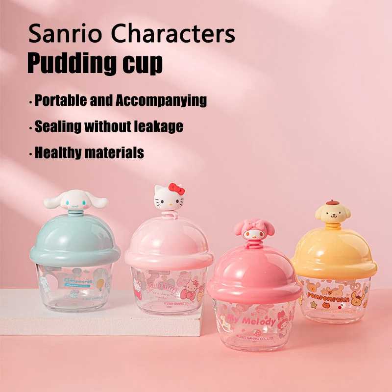 Kawaii Sanrio Anime Pudding Cup Cute Pompompurin Hello Kitty My Melody Cartoon Portable Small Cup Originality Children Gifts
Kawaii Sanrio Anime Pudding Cup Cute Pompompurin Hello Kitty My Melody Cartoon Portable Small Cup Originality Children Gifts