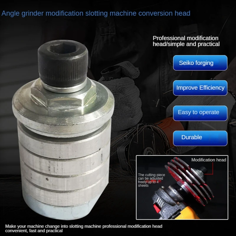 M10/M14 Angle Grinder to Grooving Machine Adapter for 100/150 Type Grinding Machine Conversion for Head Modified Accesso
M10/M14 Angle Grinder to Grooving Machine Adapter for 100/150 Type Grinding Machine Conversion for Head Modified Accesso