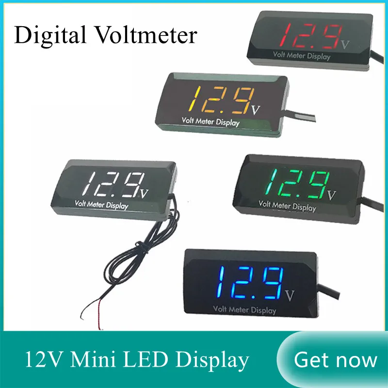LED Display Digital Voltmeter Panel Volt Voltage Meter Tester Reverse Connection Protection 12V For Car Motorcycle Dropshiping
LED Display Digital Voltmeter Panel Volt Voltage Meter Tester Reverse Connection Protection 12V For Car Motorcycle Dropshiping