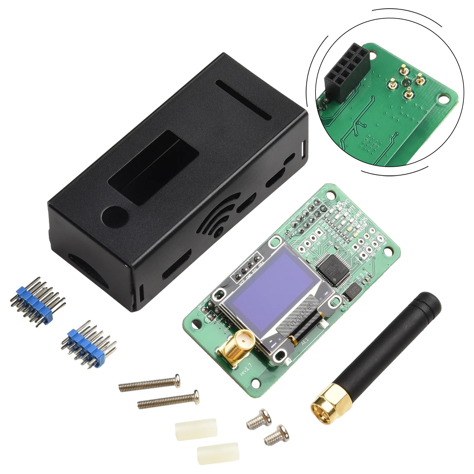 

Parctical Hotspot Module Kit 32-bit AR M Processor Antenna For DMR P25 For Mmdvm High Performance With OLED Screen