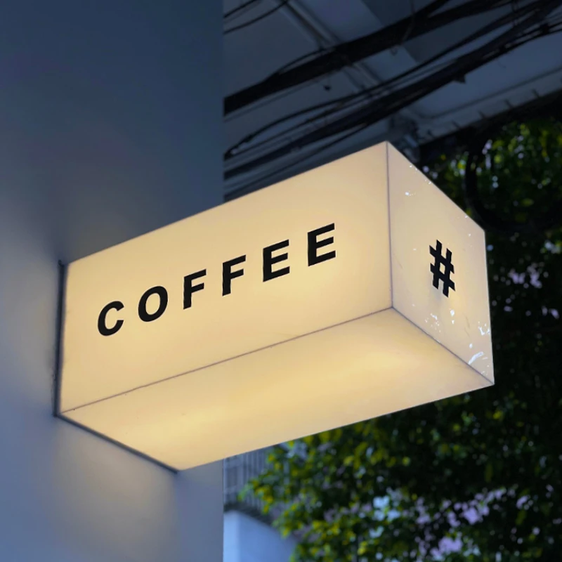 Customized Outdoor Door Head Side Sign Box Billboard Coffee Shop Luminous Signboard Customization
Customized Outdoor Door Head Side Sign Box Billboard Coffee Shop Luminous Signboard Customization