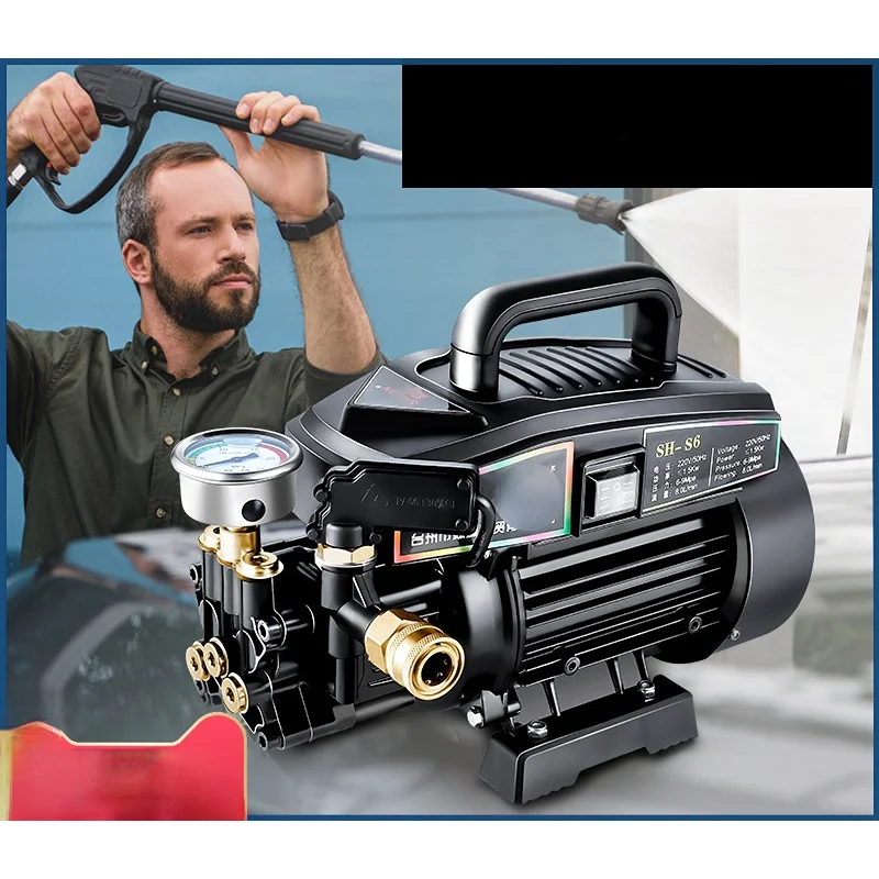 SH-S6 Portable Ultra High Pressure Car Washer Machine Water Gun Water Pump Cleaner 220V High Power Washer Machine with Brush 1PC
SH-S6 Portable Ultra High Pressure Car Washer Machine Water Gun Water Pump Cleaner 220V High Power Washer Machine with Brush 1PC