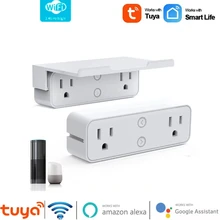 Tuya Wifi Smart Outlets 16A US 2 AC Smart Plug with Extender Timing App Remote Control Socket Works With Alexa Google Assistant
Tuya Wifi Smart Outlets 16A US 2 AC Smart Plug with Extender Timing App Remote Control Socket Works With Alexa Google Assistant