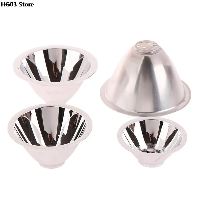 

1PC 56mm 68mm 77mm 87mm LED Aluminum Reflector Cup Without Mounting Plate Reflective Concentrate Cup Diffuser Reflector 5 Degree