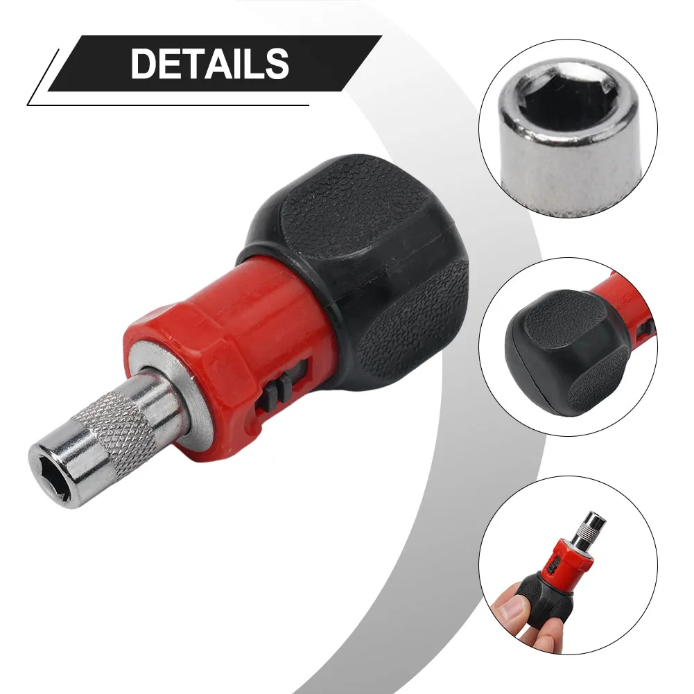 Multifunctional Ratchet Wrench Screwdriver Hex Socket Screw Driver 6.35mm 80*33mm Anti-slip Handle Increase Friction
Multifunctional Ratchet Wrench Screwdriver Hex Socket Screw Driver 6.35mm 80*33mm Anti-slip Handle Increase Friction