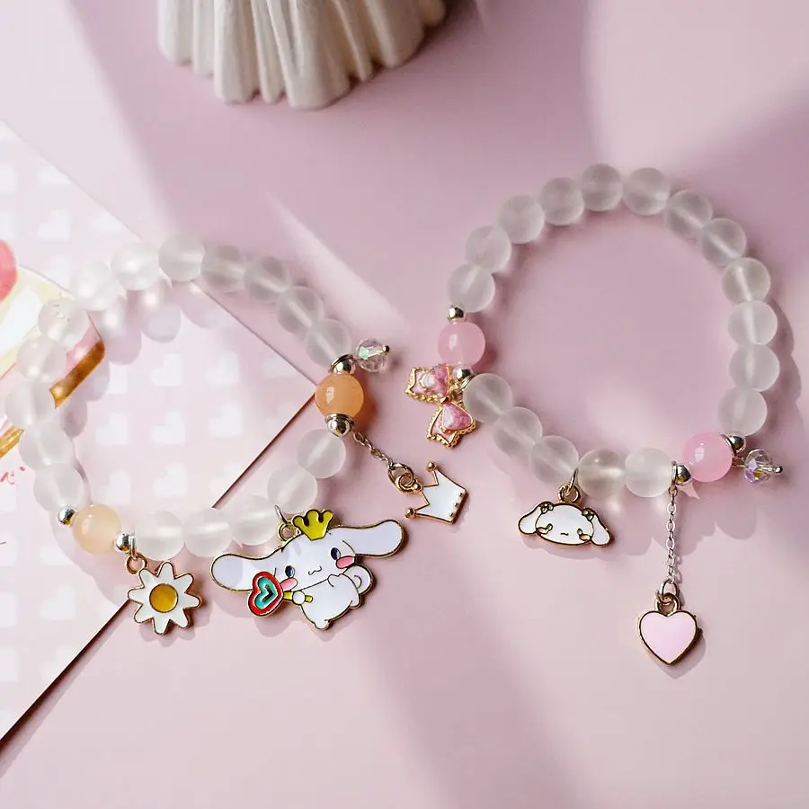 Sanrio Cinnamoroll Bracelet Kawaii Cartoon Creative Simple Elegant Women's Bracelet Fashion Jewelry Accessories Girls Gift 
Sanrio Cinnamoroll Bracelet Kawaii Cartoon Creative Simple Elegant Women's Bracelet Fashion Jewelry Accessories Girls Gift