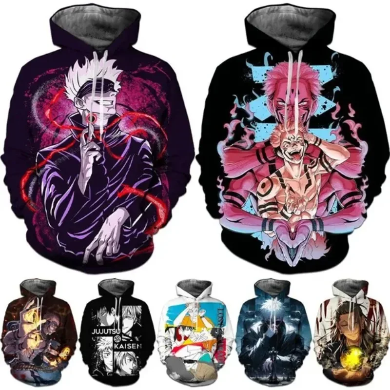 Jujutsu Kaisen Men's 3d Printed Hoodie Anime Hoodie Harajuku Sweatshirt Personality Long Sleeve Pullover Cosplay Men's Clothing
Jujutsu Kaisen Men's 3d Printed Hoodie Anime Hoodie Harajuku Sweatshirt Personality Long Sleeve Pullover Cosplay Men's Clothing