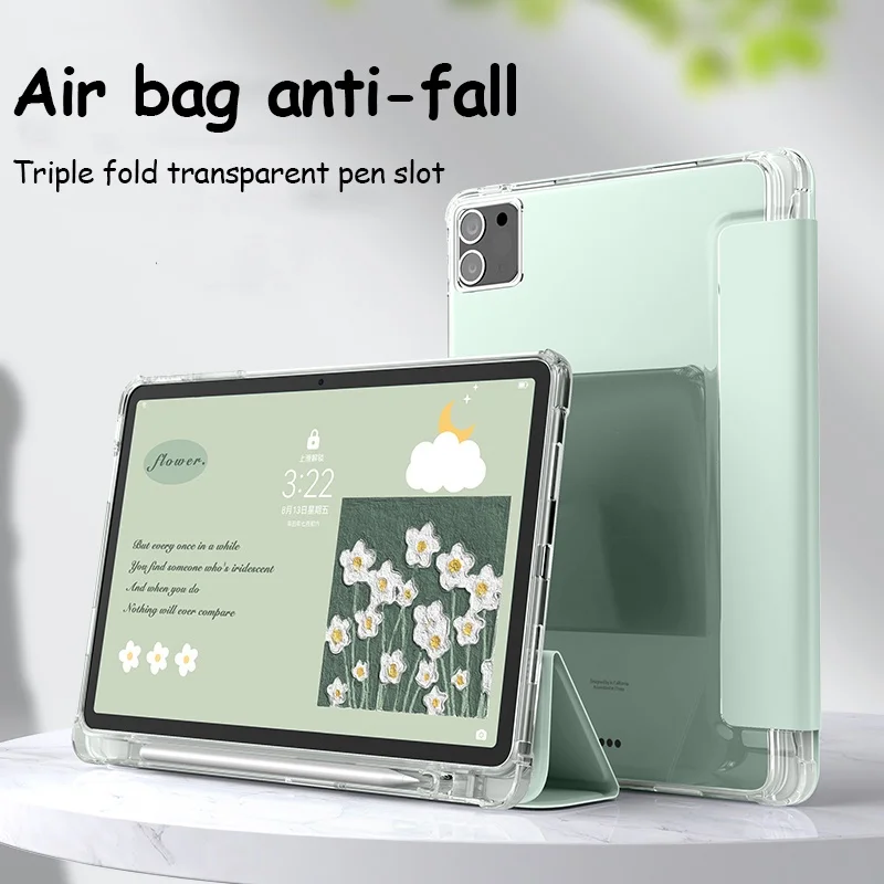 Case With Pen Slot For iPad Pro 11 Air 5 4 10.9 10.2 Air 3 Pro 10.5 Air 2 1 9.7 10 10.9 MINI 6 5 4 Triple Fold Soft Case
Case With Pen Slot For iPad Pro 11 Air 5 4 10.9 10.2 Air 3 Pro 10.5 Air 2 1 9.7 10 10.9 MINI 6 5 4 Triple Fold Soft Case