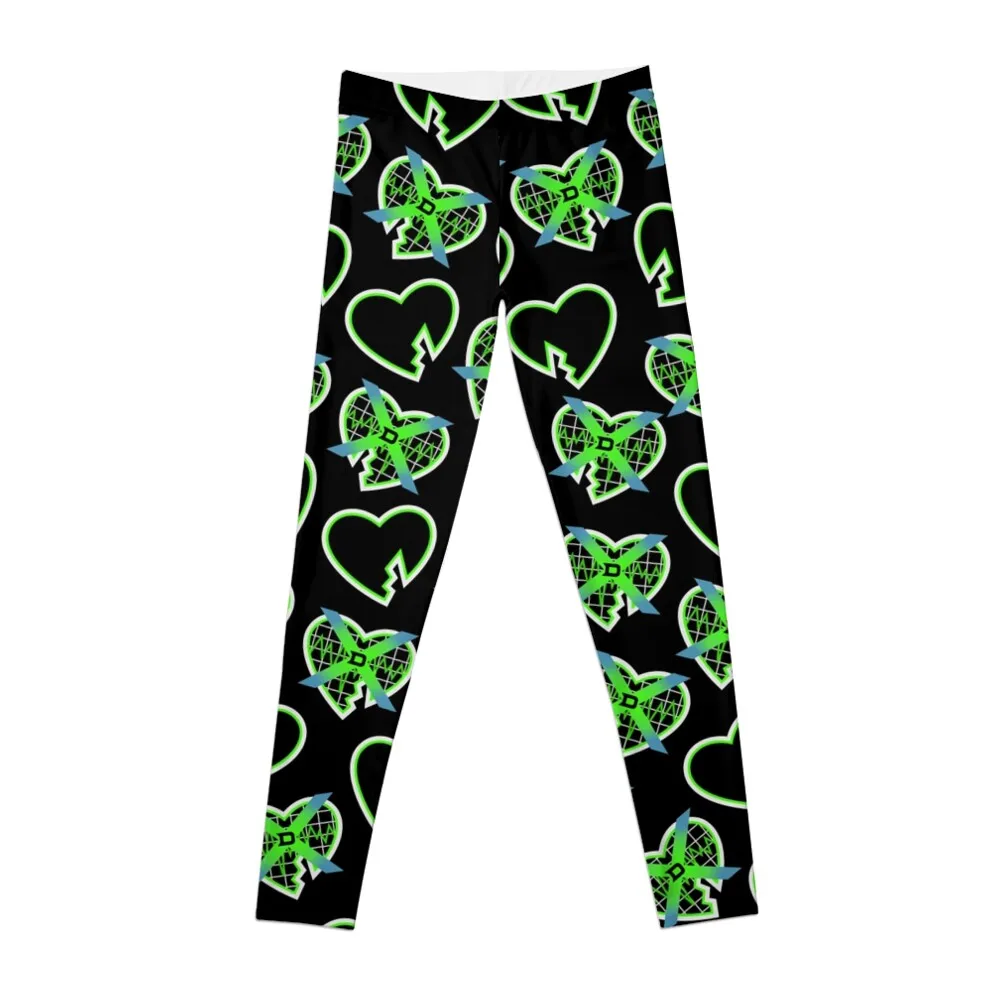 

HBK IYH '97 DX Black/Green Heart Collage Leggings Women's push-up leggins gym pants women's trousers