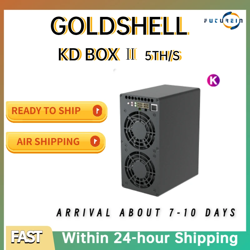 

Новинка Goldshell KD BOX II 5,0 T Hashrate KDA Майнер KD BOX 2 Бесшумная сеть goldshell kadena Майнер