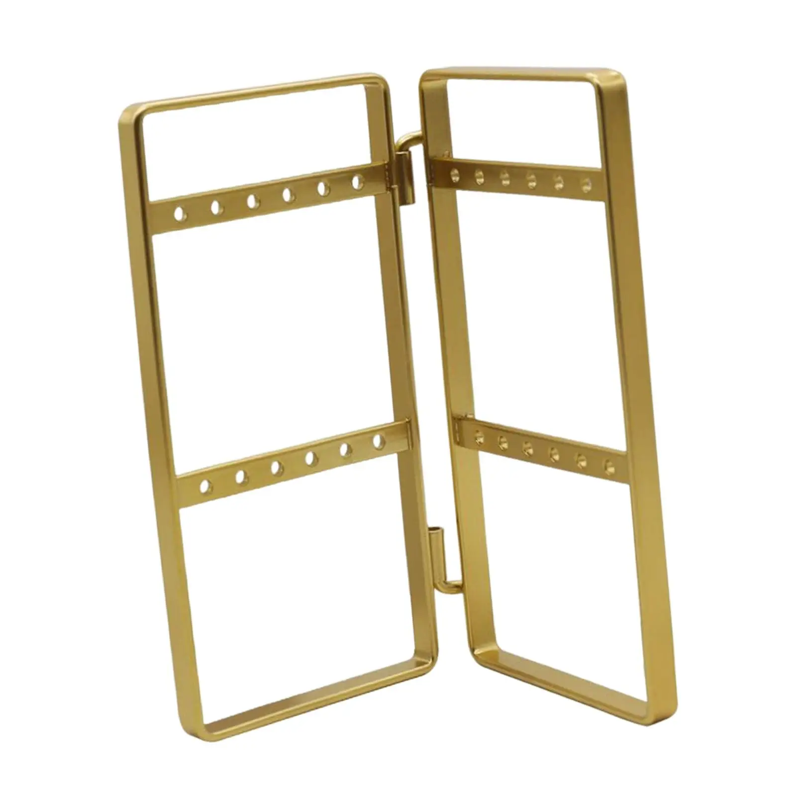 Органайзер для сережек, складной настольный держатель с 24 отверстиями для ожерелий, сережек, браслетов 
Органайзер для сережек, складной настольный держатель с 24 отверстиями для ожерелий, сережек, браслетов