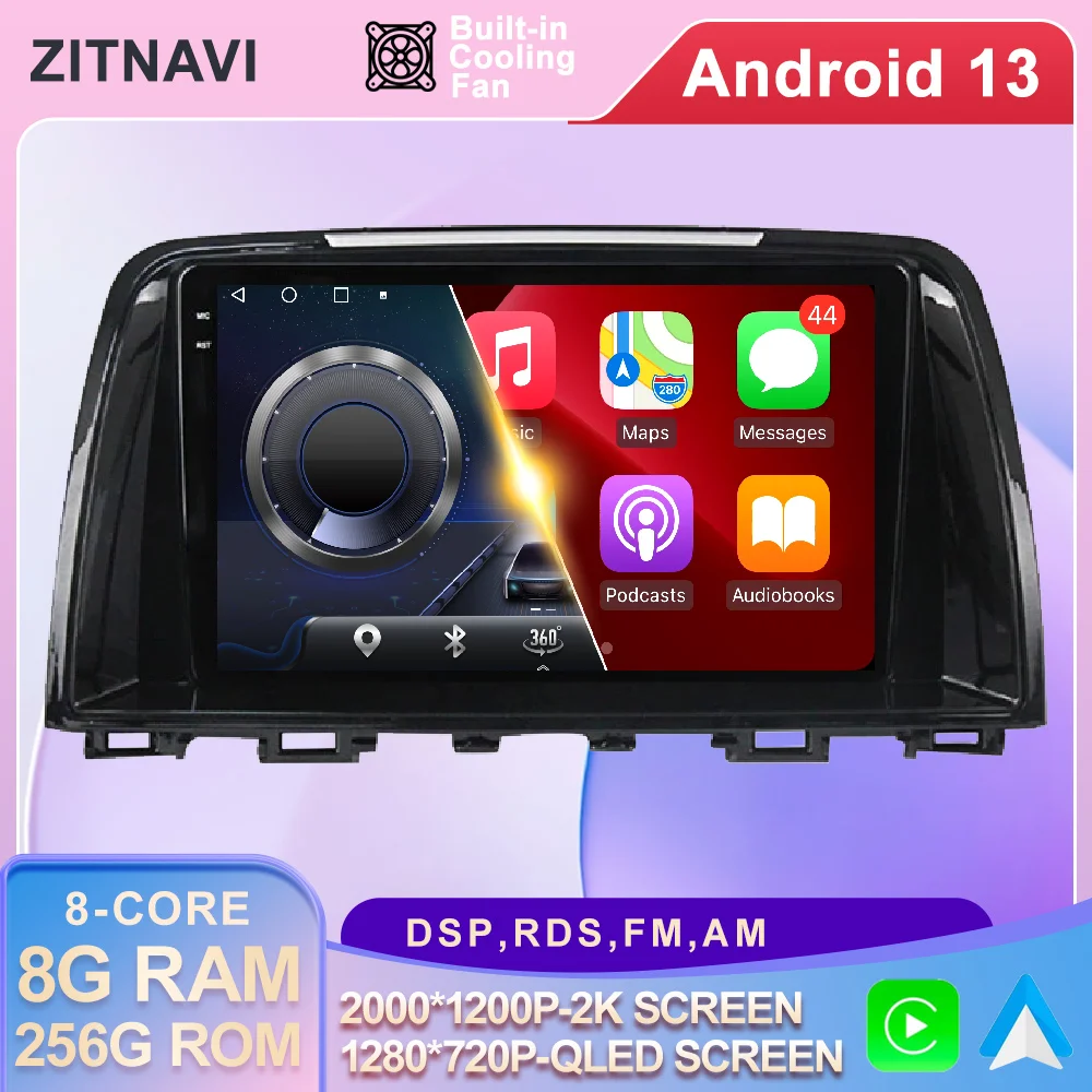 Android 13 For Mazda 6 Atenza 2012 - 2016 Car Radio 4G LTE Multimedia No 2din Navigation GPS DSP Autoradio RDS Video BT QLED
Android 13 For Mazda 6 Atenza 2012 - 2016 Car Radio 4G LTE Multimedia No 2din Navigation GPS DSP Autoradio RDS Video BT QLED