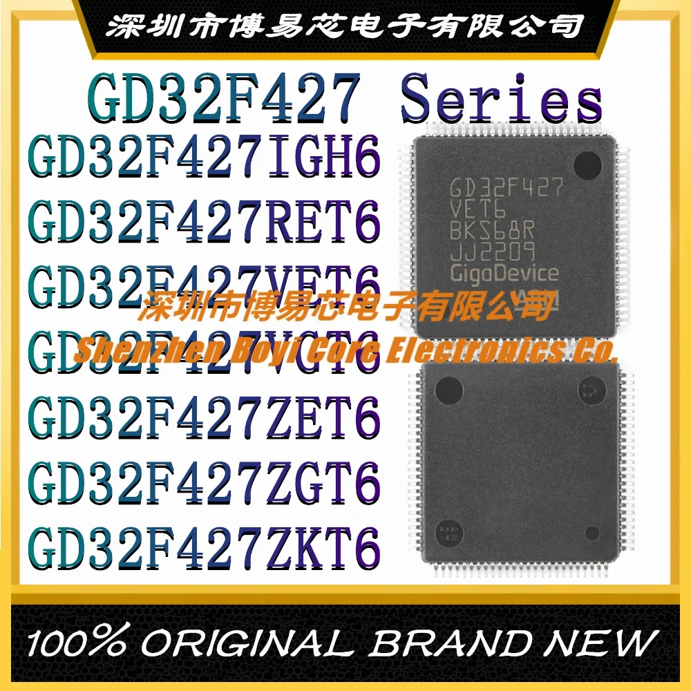 GD32F427IGH6 GD32F427RET6 GD32F427VET6 GD32F427VGT6 GD32F427ZET6 GD32F427ZGT6 GD32F427ZKT6 Original GenuineLQFP-100 New
GD32F427IGH6 GD32F427RET6 GD32F427VET6 GD32F427VGT6 GD32F427ZET6 GD32F427ZGT6 GD32F427ZKT6 Original GenuineLQFP-100 New