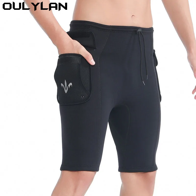 

Oulylan Snorkeling Warm Beach Surf WetSuit Women Men 3MM Short Diving Pants Sport Neoprene Ultra Elastic Diving Vest Diving Suit