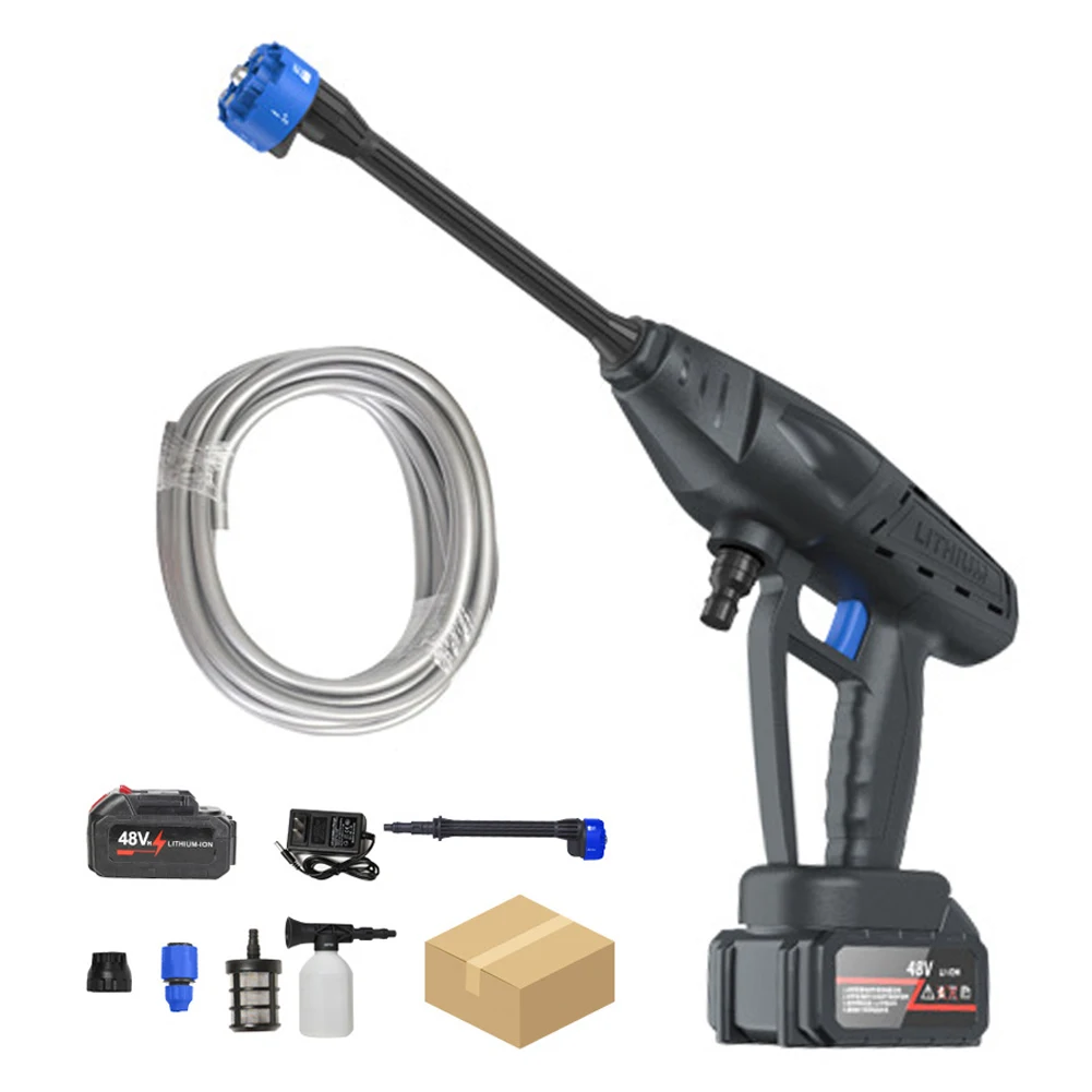 Water Gun Car Wash Cleaning Tool 6 In1 High-Pressure Cleaning Machine 50Bar Pressure Cordless Washer Gun 20000mAh 500W Sprayer
Water Gun Car Wash Cleaning Tool 6 In1 High-Pressure Cleaning Machine 50Bar Pressure Cordless Washer Gun 20000mAh 500W Sprayer