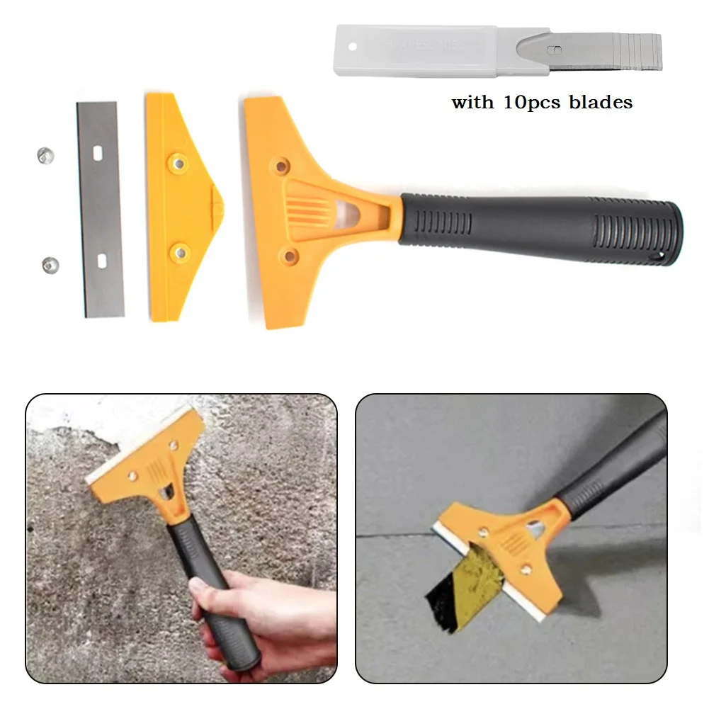 Portable Cleaning Shovel Cutter For Glass Cleaning Knife Glass Floor Tiles Floor Tiles Scraper With 10pcs Blades Hand Tool
Portable Cleaning Shovel Cutter For Glass Cleaning Knife Glass Floor Tiles Floor Tiles Scraper With 10pcs Blades Hand Tool