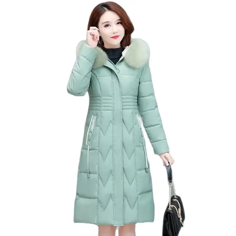 2022 Fashion New Women Parkas Mid Long Winter Jackets Big Fur Collar Down Cotton Padded Hooded Coat Solid Thick Warm Outwear Top
2022 Fashion New Women Parkas Mid Long Winter Jackets Big Fur Collar Down Cotton Padded Hooded Coat Solid Thick Warm Outwear Top