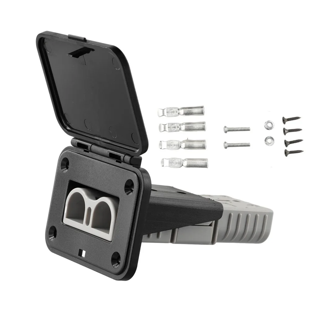 1set 120A FOR Anderson Plug Flush Mount Bracket Panel Bracket With Cover For Caravan Electrical Equipment Tools Parts
1set 120A FOR Anderson Plug Flush Mount Bracket Panel Bracket With Cover For Caravan Electrical Equipment Tools Parts