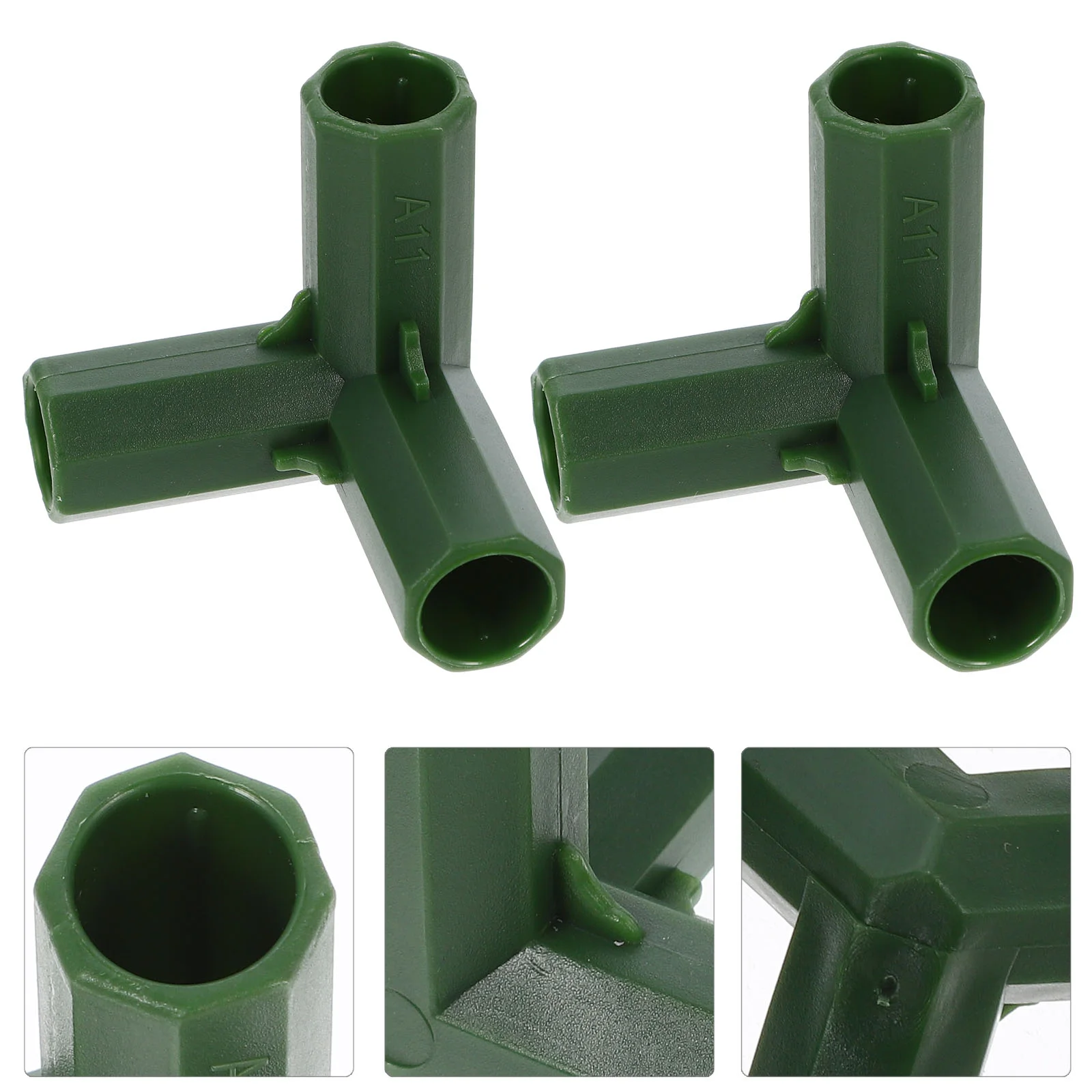 

8 Pcs Joints Tent Connection Bracket Canopy Fitting Elbow Connector Pipe Connectors Supports Greenhouse Replacement Parts