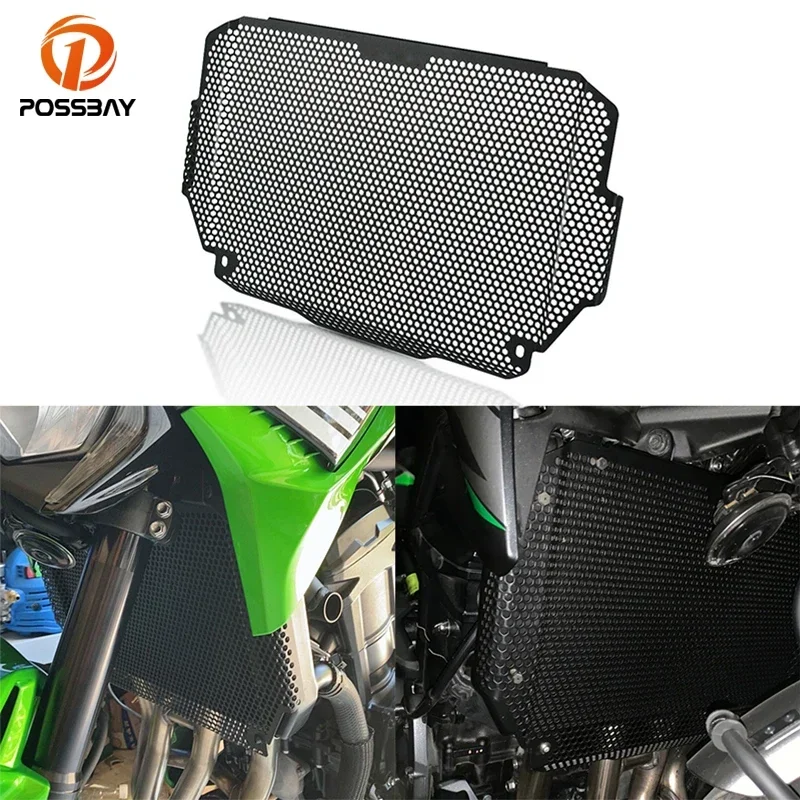 

Motorcycle Radiator Grille Guard Cover for KAWASAKI Z 900 Z900 2017 2018-2020 2021 Engine Cooler Grill Protection Accessories