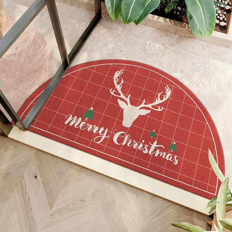 

Merry Christmas Doormats Welcome Home Anti-slip Gnome Dwarf Area Rugs Scalable Dirt-resistant Carpets Kitchen Bathroom Floor Mat