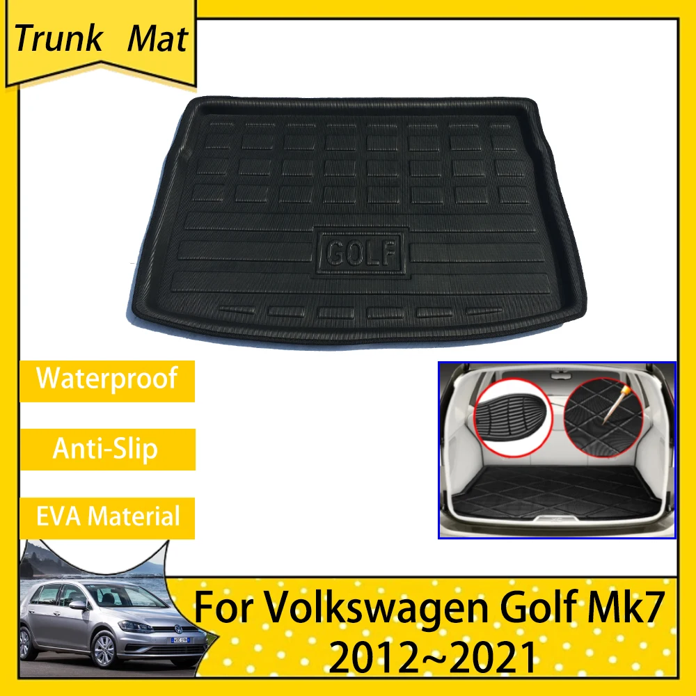 Коврик для багажника автомобиля для Volkswagen VW Golf 7 Mk7 2012 ~ 2021 2014 2018, водонепроницаемый коврик, задний багажник, поднос для груза, ковер, аксессуары
Коврик для багажника автомобиля для Volkswagen VW Golf 7 Mk7 2012 ~ 2021 2014 2018, водонепроницаемый коврик, задний багажник, поднос для груза, ковер, аксессуары