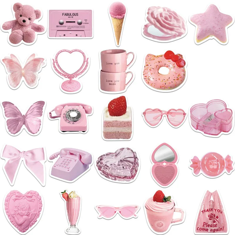 50Pcs Pink Girl Heart Real Bear No Repeat Sticker Waterproof Uv Varnish Decorative Body Motorcycle Phone Case
50Pcs Pink Girl Heart Real Bear No Repeat Sticker Waterproof Uv Varnish Decorative Body Motorcycle Phone Case