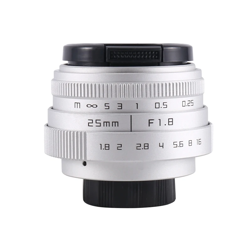 25MM F1.8 Aps-C Television Tv Lens/Cctv Lens For 16Mm C Mount Camera Manual Focus Prime Lens
25MM F1.8 Aps-C Television Tv Lens/Cctv Lens For 16Mm C Mount Camera Manual Focus Prime Lens