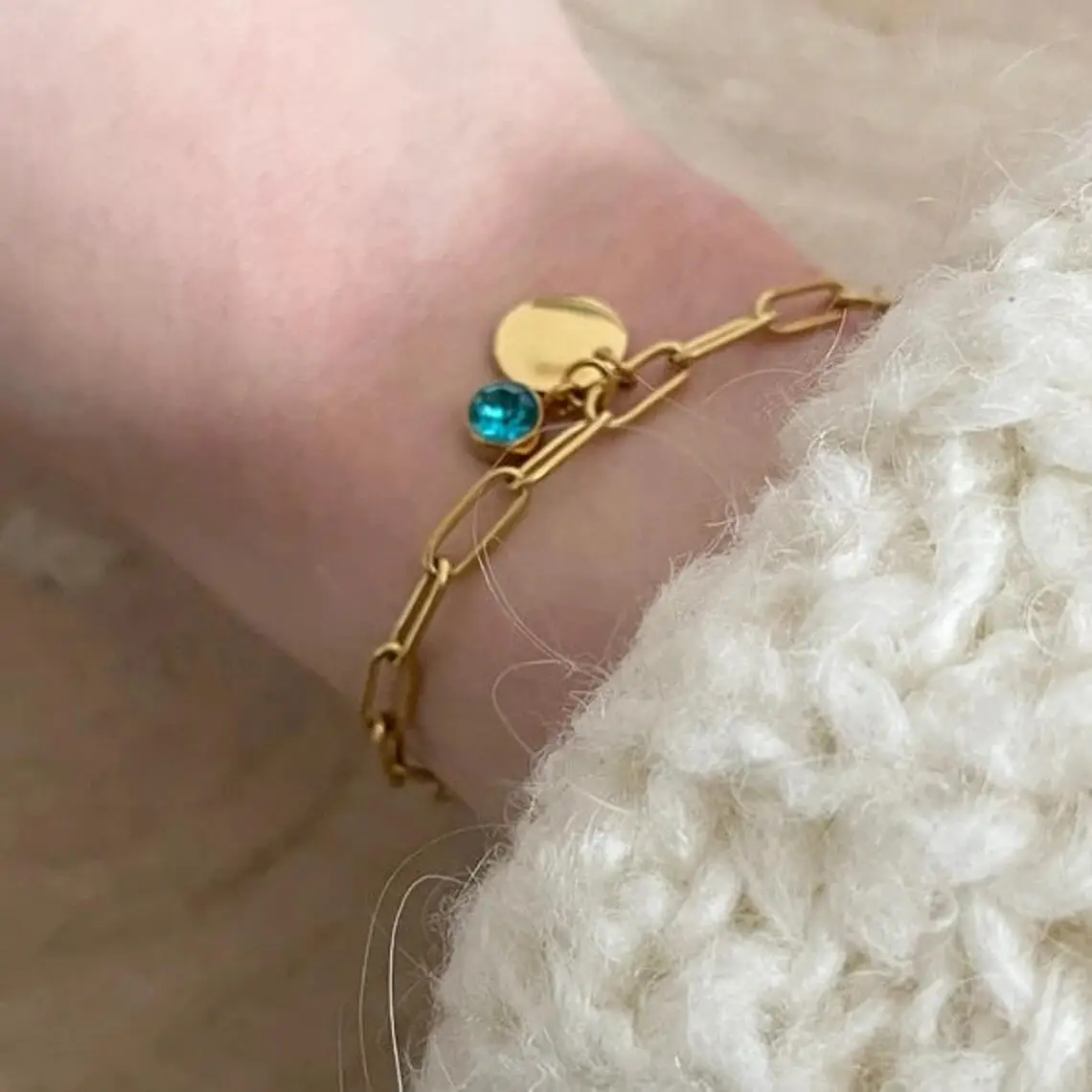 Engrave Name Date Stainless Steel Round Custom Paper Clip Birthstone Bracelet Engraved Plates Fine Link Bangle Gift for Her
Engrave Name Date Stainless Steel Round Custom Paper Clip Birthstone Bracelet Engraved Plates Fine Link Bangle Gift for Her