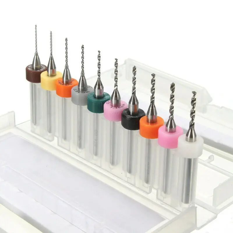10Pcs/set 0.3-1.2mm 0.1-1.0mm PCB Print Circuit Board Carbide Mini Drill Bit Tungsten Steel CNC Micro Drill Bits Machine Bit
10Pcs/set 0.3-1.2mm 0.1-1.0mm PCB Print Circuit Board Carbide Mini Drill Bit Tungsten Steel CNC Micro Drill Bits Machine Bit