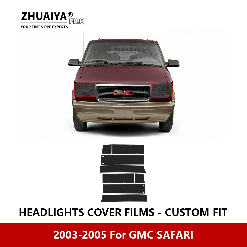 For GMC SAFARI 2003-2005 Car Exterior Headlight Anti-scratch PPF precut Protective film Repair film Car stickers Accessories
For GMC SAFARI 2003-2005 Car Exterior Headlight Anti-scratch PPF precut Protective film Repair film Car stickers Accessories