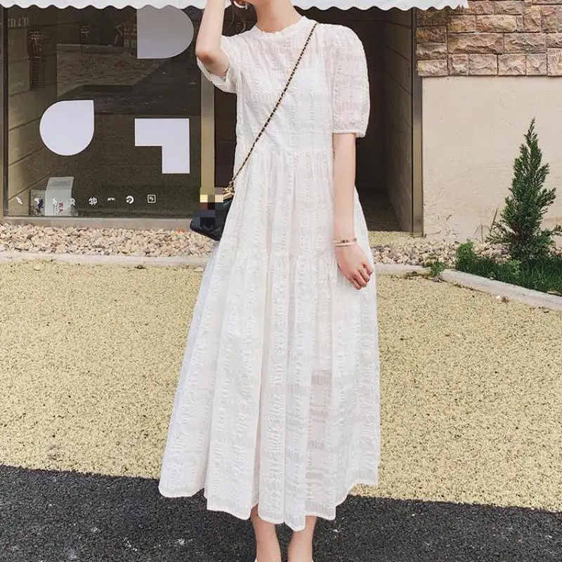 2023 Summer New Simple White Gentle French Sweet Long Dress Casual Temperament Fresh First Love Dress Tide Women Free Shipping
2023 Summer New Simple White Gentle French Sweet Long Dress Casual Temperament Fresh First Love Dress Tide Women Free Shipping