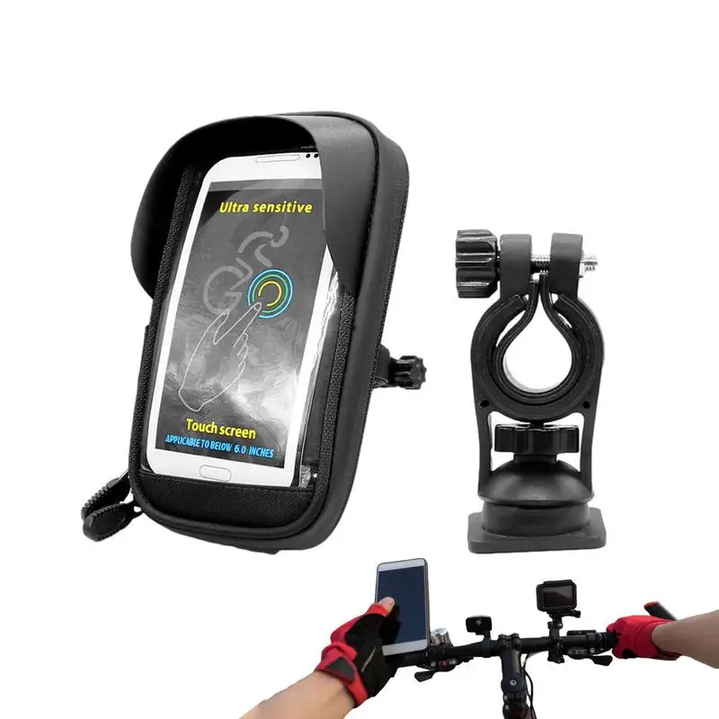 Bicycle Waterproof Cell Phone Bag Holder Motorcycle Phone Front Frame Case Bag Handlebar Mount Case Cover For Mobiles Phones
Bicycle Waterproof Cell Phone Bag Holder Motorcycle Phone Front Frame Case Bag Handlebar Mount Case Cover For Mobiles Phones